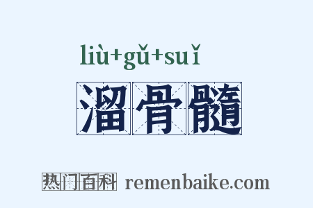 溜骨髓是什么意思的图片